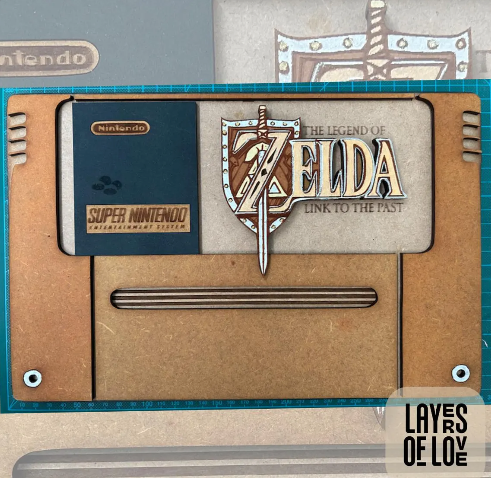 Cartucho decorativo Zelda SNES