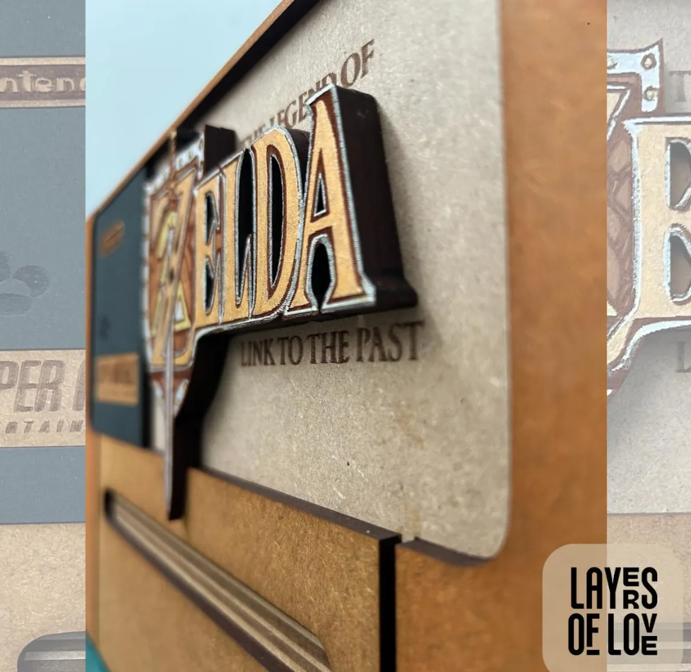 Cartucho decorativo Zelda SNES