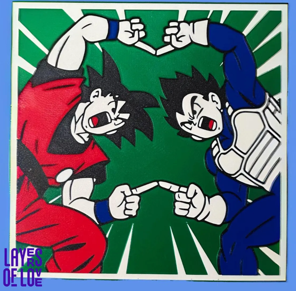 Caja de luz anime XL Dragon Ball